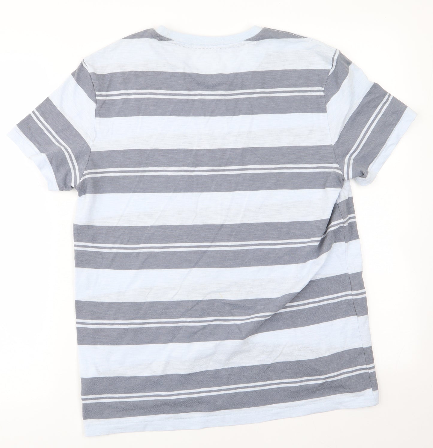 Gap Mens Blue Striped   T-Shirt Size XS