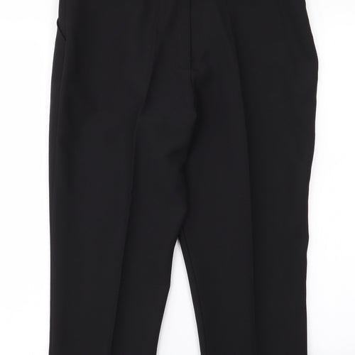 Preworn Womens Black   Cropped Trousers Size 16 L21 in
