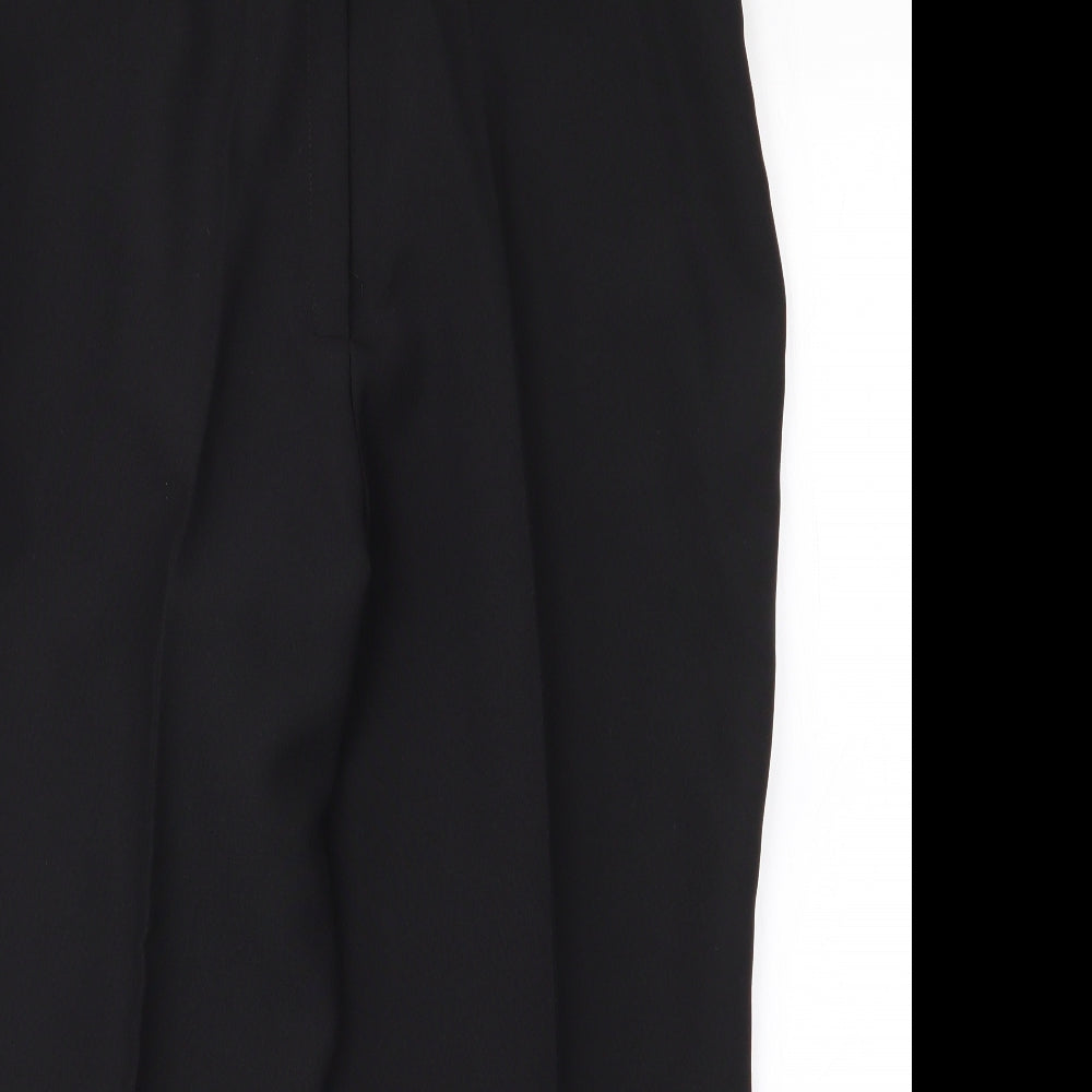 Preworn Womens Black   Cropped Trousers Size 16 L21 in