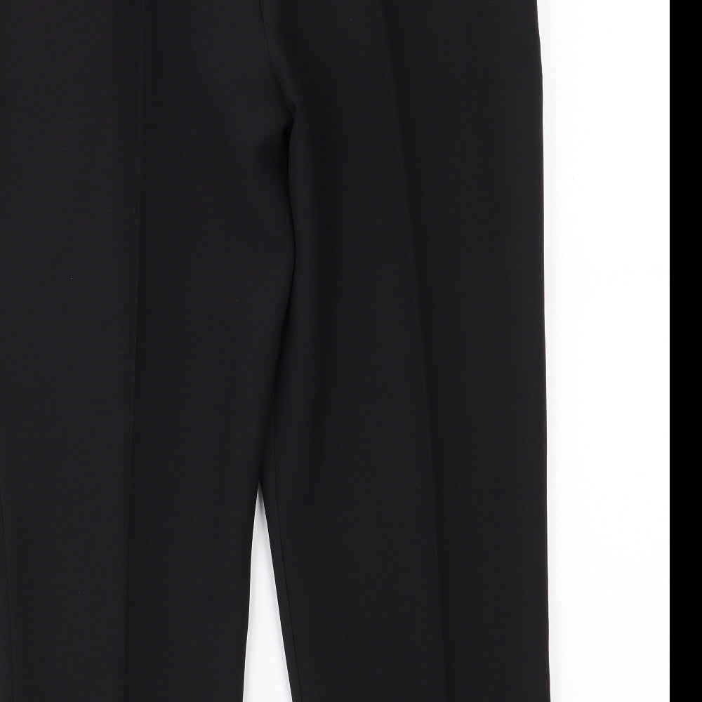 Preworn Womens Black   Cropped Trousers Size 16 L21 in
