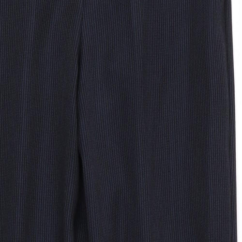 Emma Collection Womens Blue Striped  Trousers  Size 12 L28 in