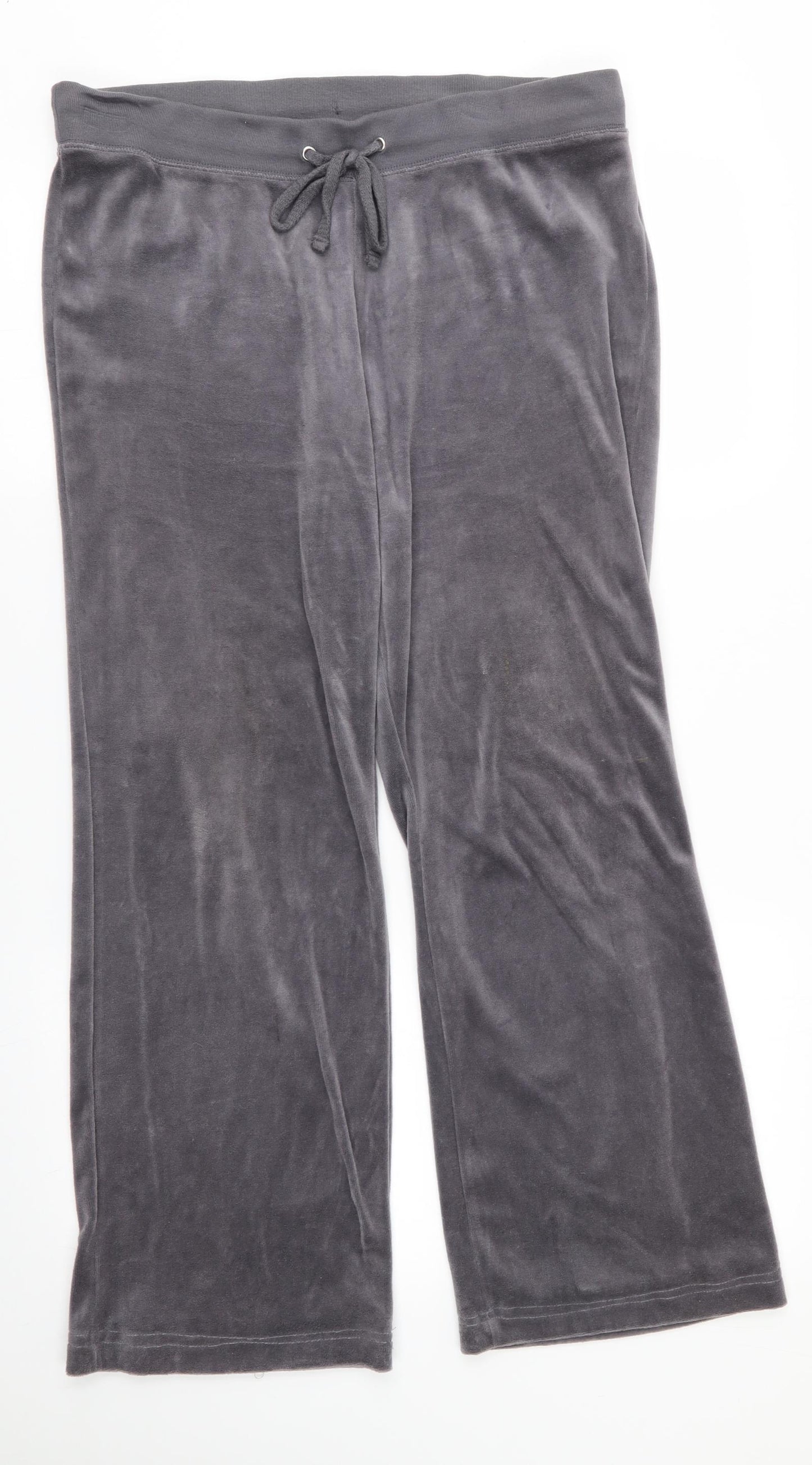 Papaya Womens Grey   Sweatpants Trousers Size 14 L25 in