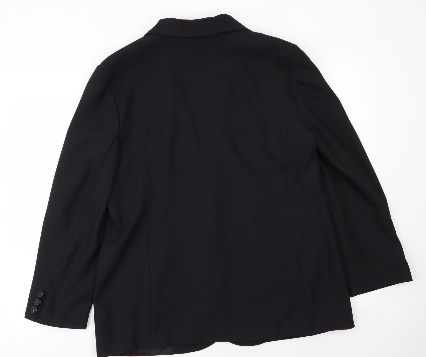 French Kiss Womens Black   Jacket Blazer Size 16