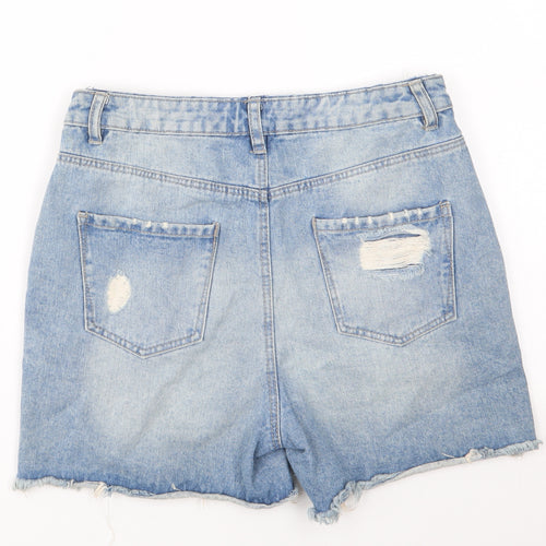 Denim Co Womens Blue   Mom Shorts Size 8