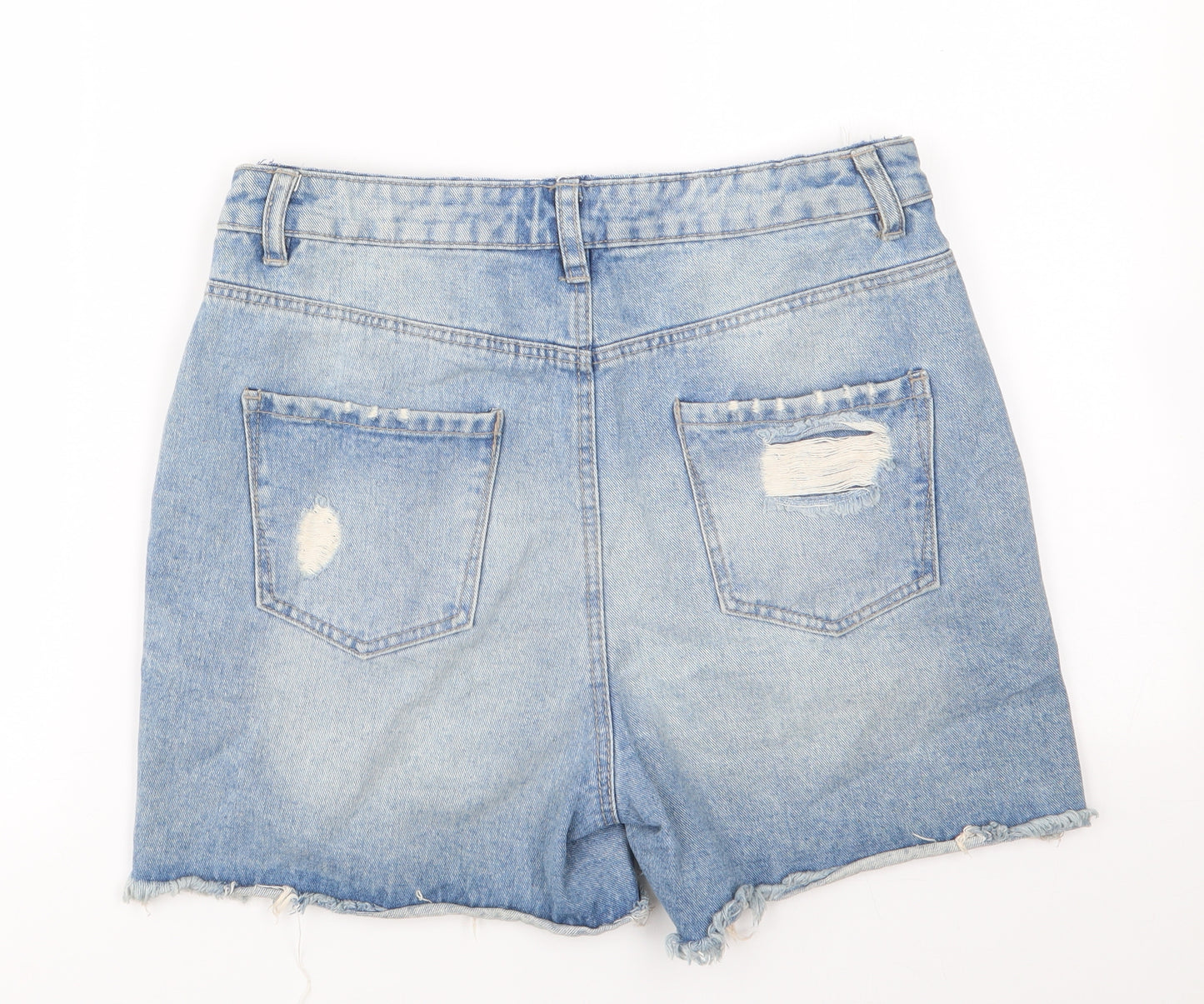 Denim Co Womens Blue   Mom Shorts Size 8