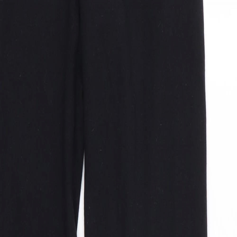 DECATHLON Womens Black   Capri Leggings Size S L28 in