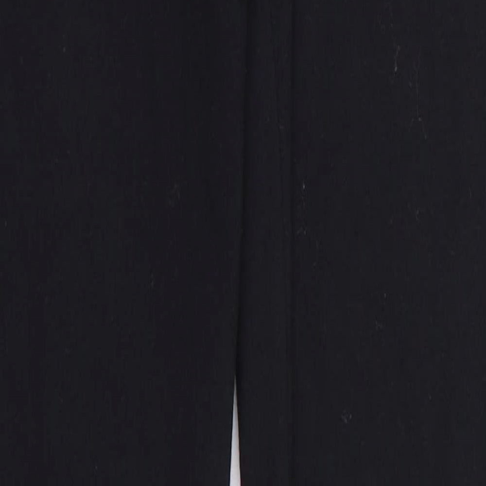 DECATHLON Womens Black   Capri Leggings Size S L28 in