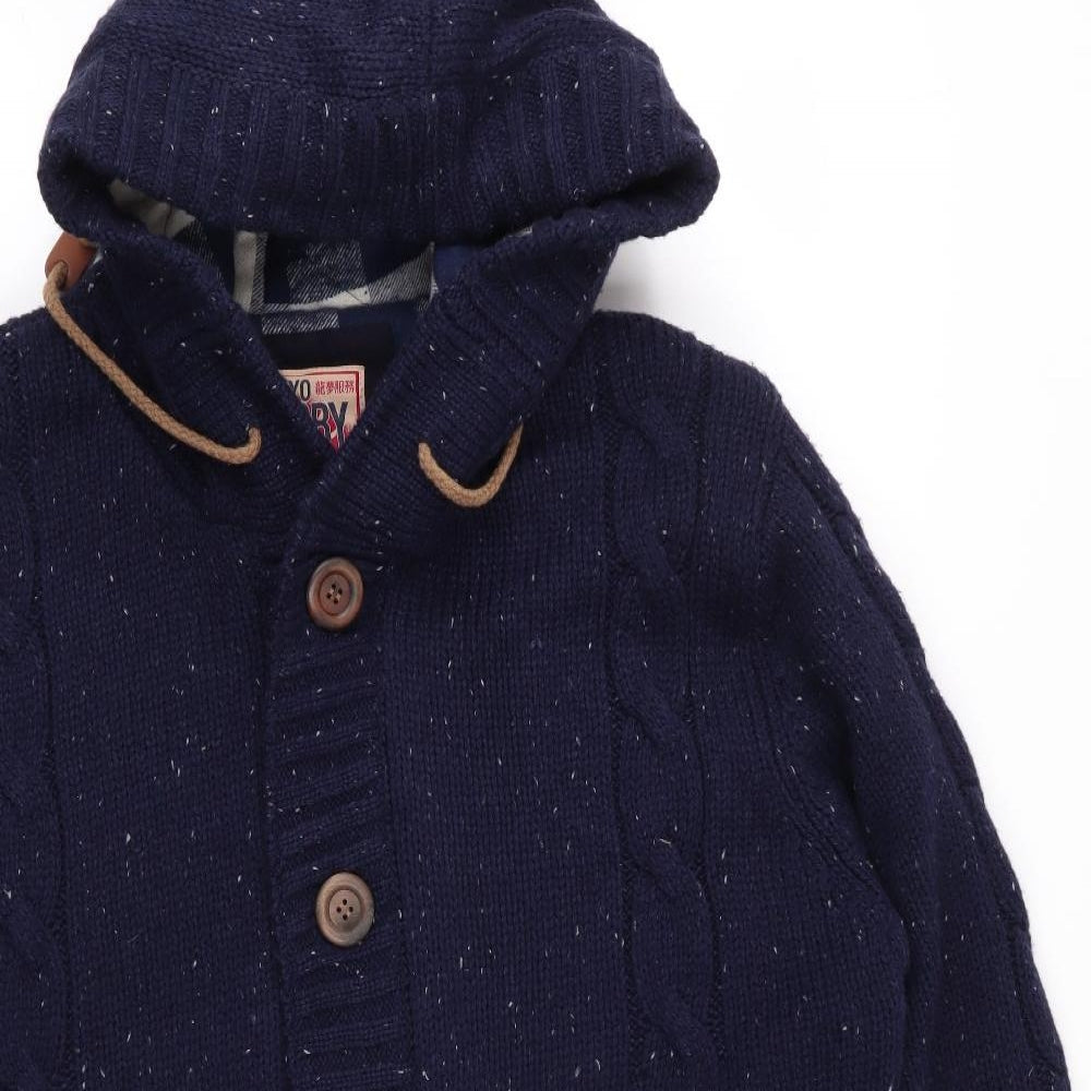 Tokyo Laundry Mens Blue   Cardigan Jumper Size L