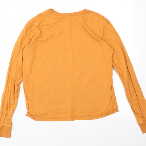 Tbar Womens Yellow   Basic T-Shirt Size XS
