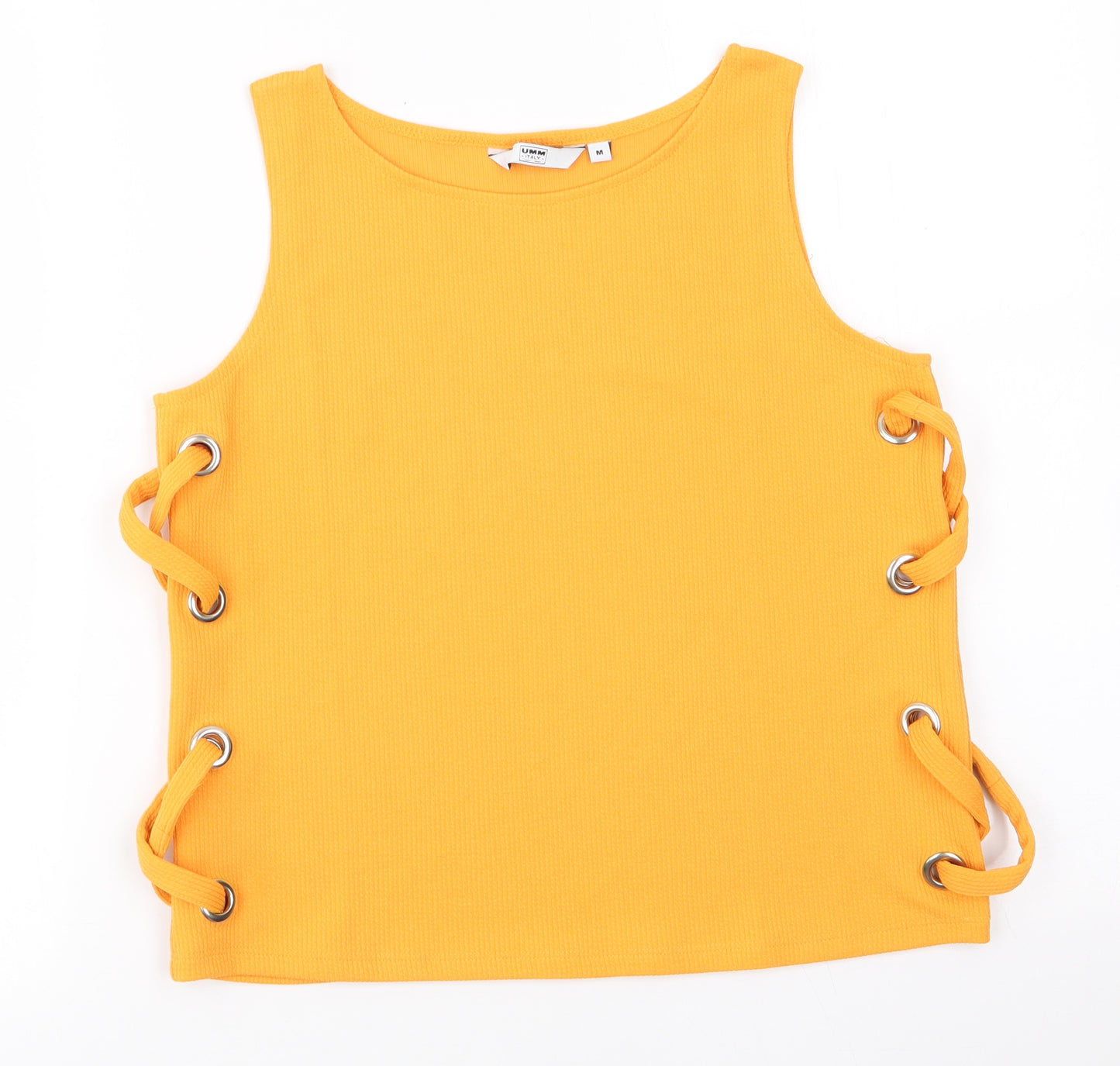 UMM Womens Yellow   Basic Tank Size M