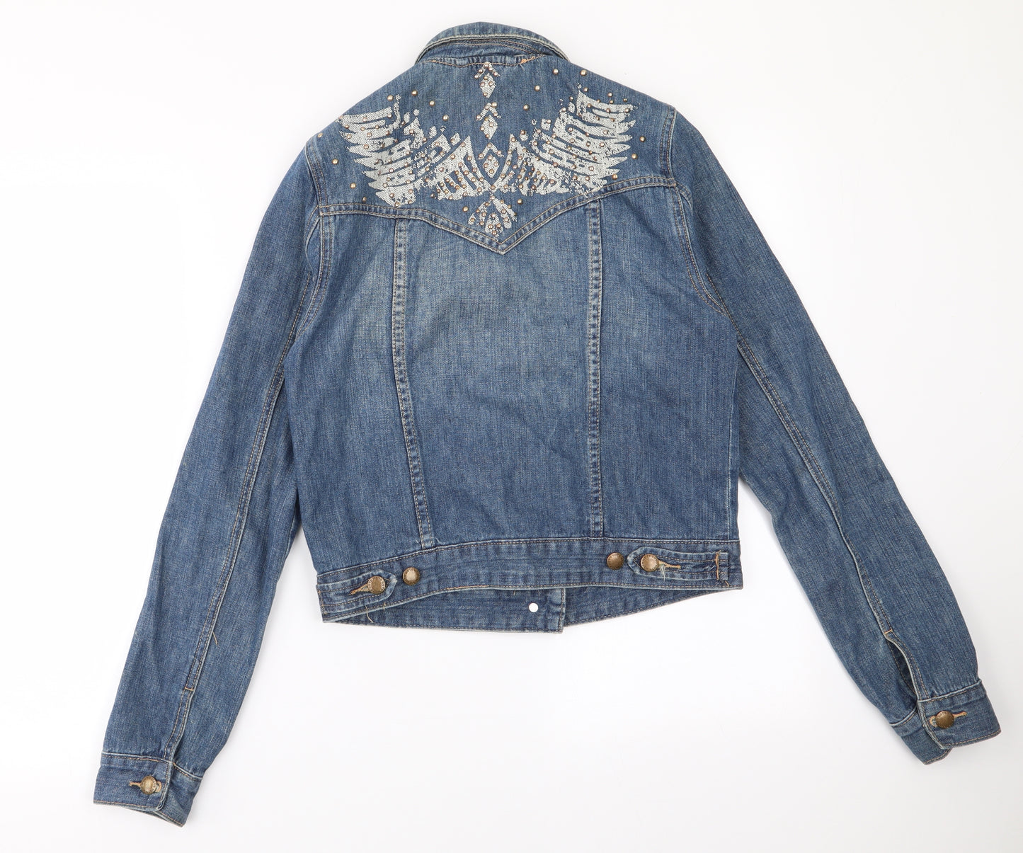 Topshop Womens Blue   Jacket  Size 10