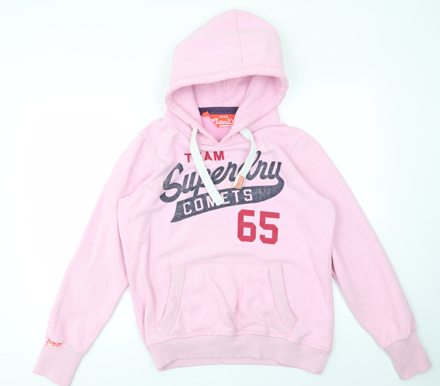 Superdry Womens Pink   Pullover Hoodie Size L