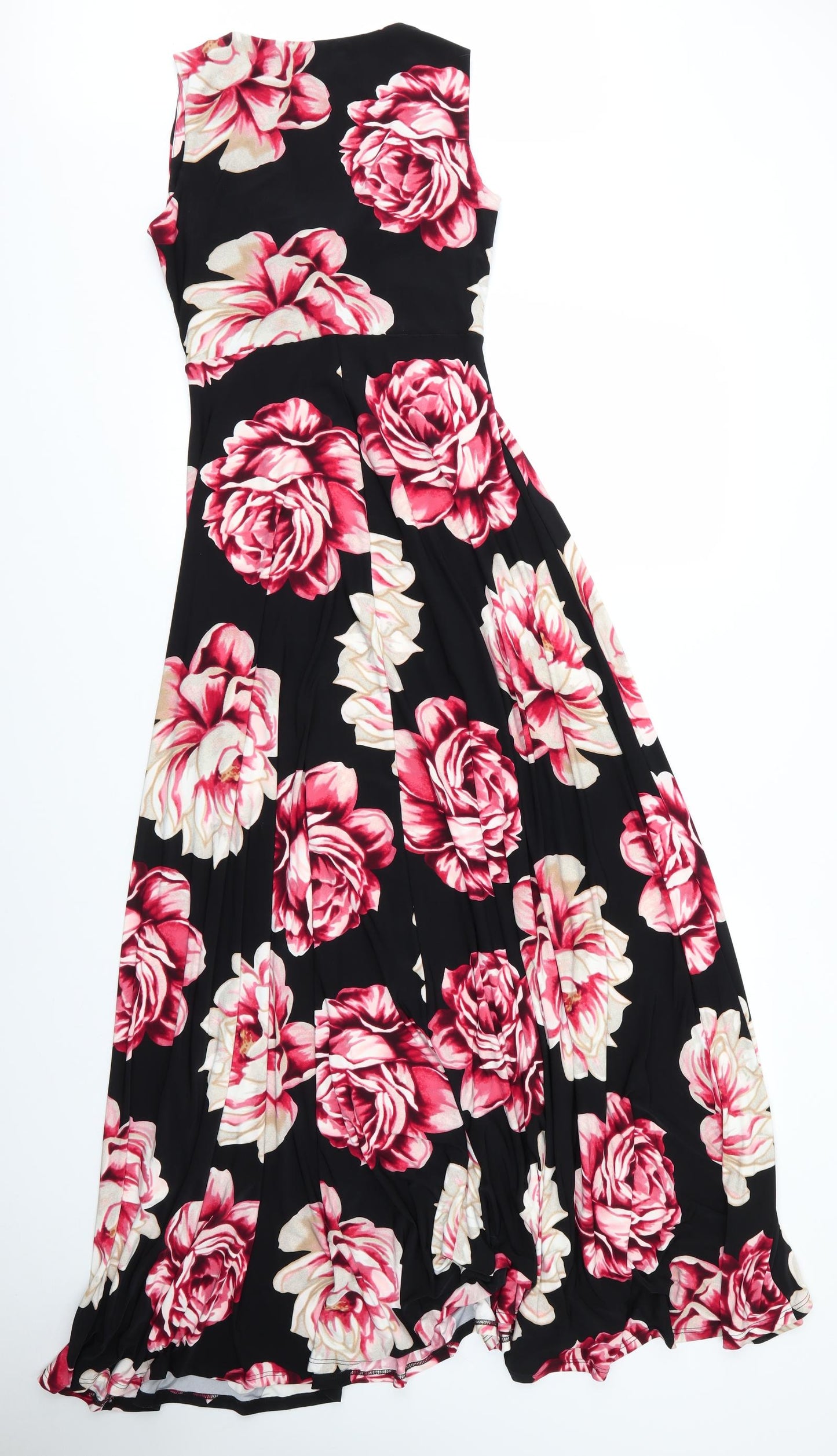 Phase Eight Womens Black Floral  Maxi  Size 10