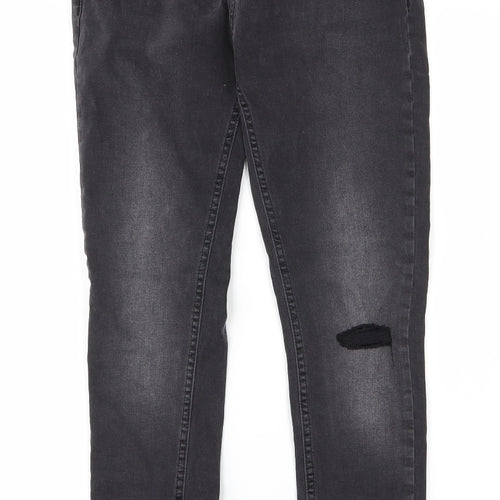 Boohoo Man Mens Grey   Skinny Jeans Size 30 in L28 in