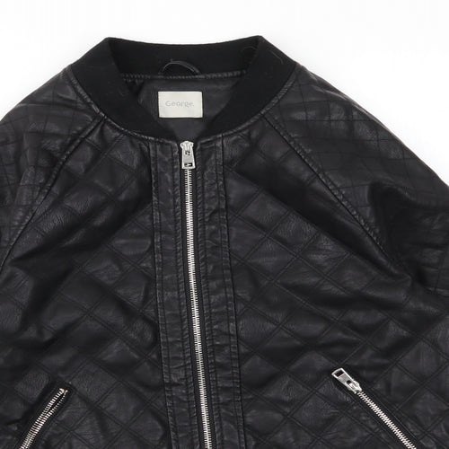 George Womens Black   Jacket  Size 10