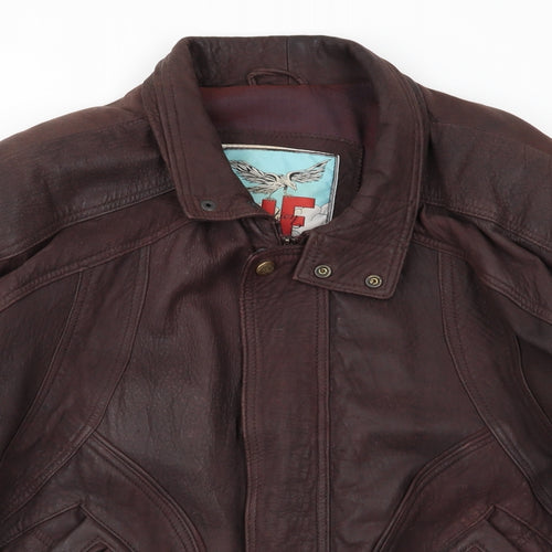 JF Collection Mens Brown   Jacket  Size L