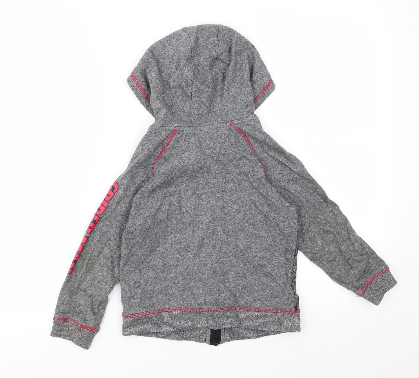 George Boys Grey   Full Zip Hoodie Size 4-5 Years