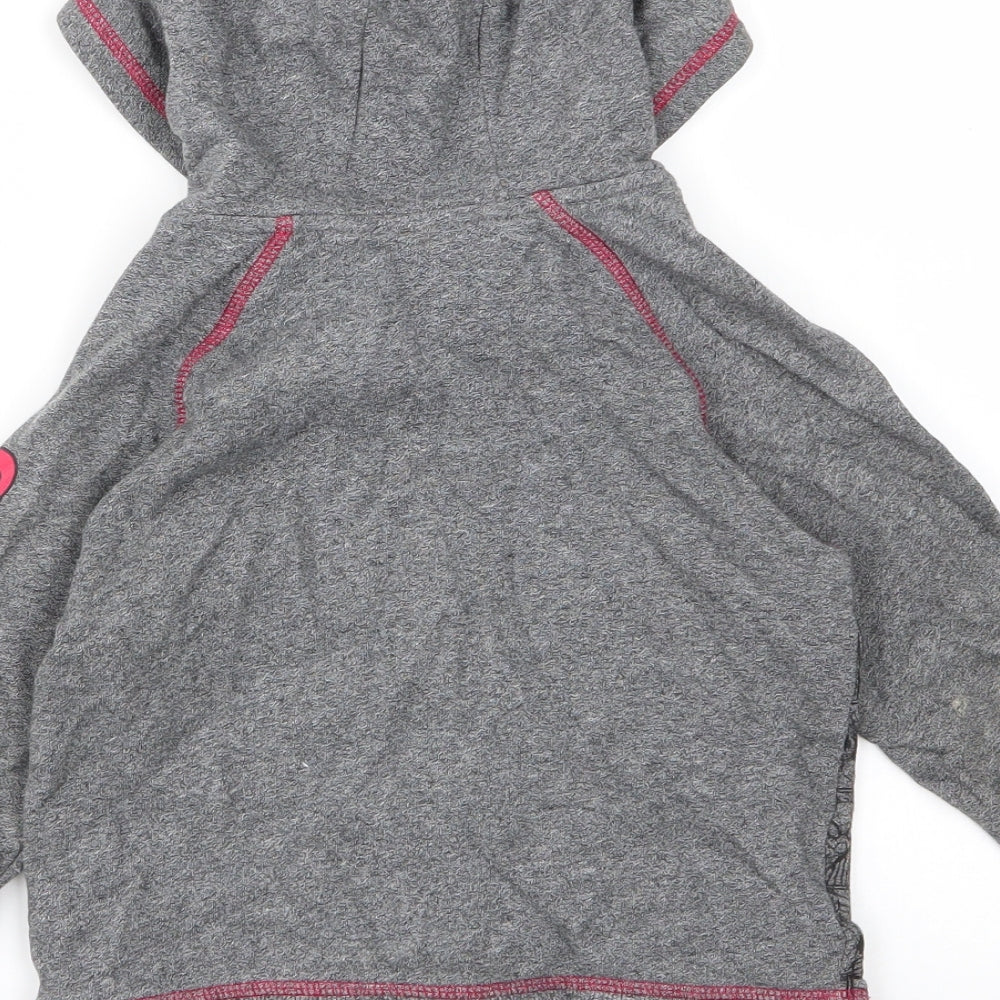 George Boys Grey   Full Zip Hoodie Size 4-5 Years