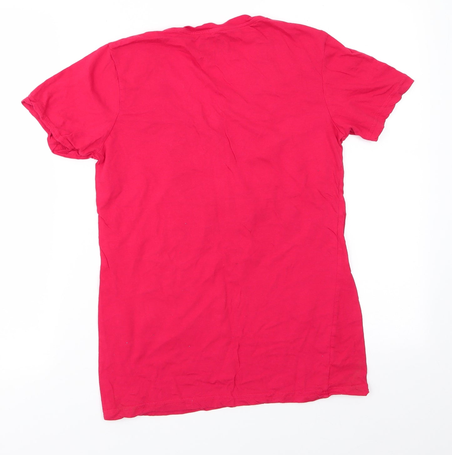 Porter craft & Design Womens Red   Basic T-Shirt Size S  - Jarunee