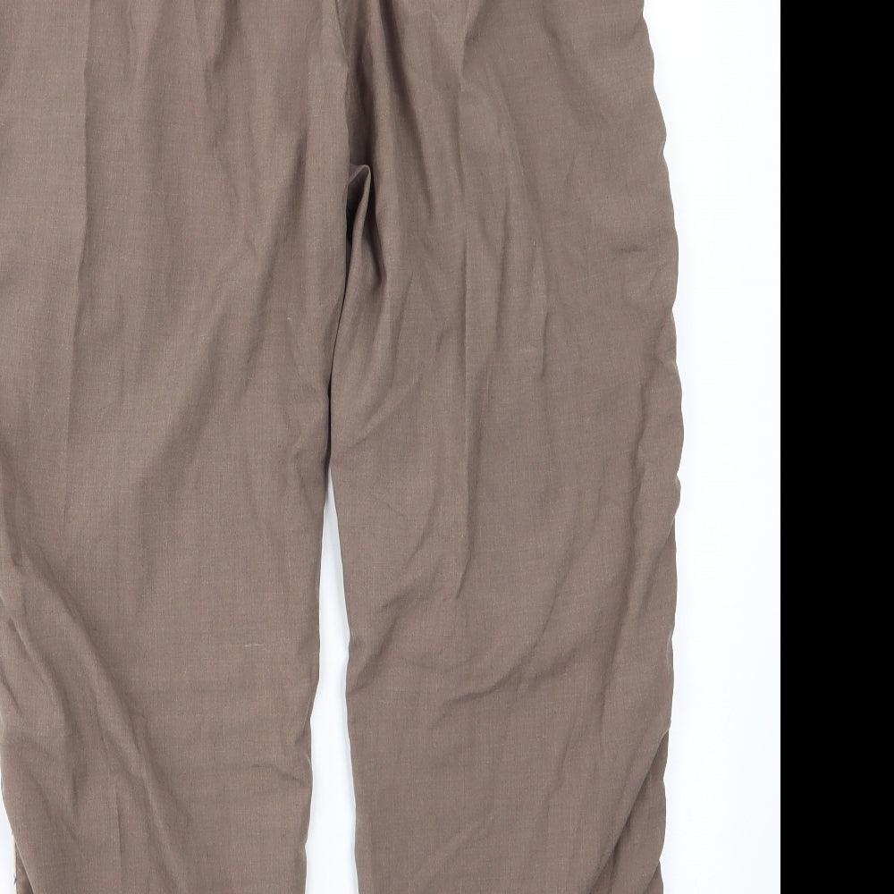 Bonanza Womens Brown   Jogger Trousers Size S L27 in