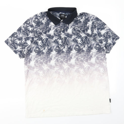 Burton Menswear Mens White    T-Shirt Size L