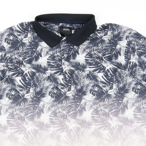 Burton Menswear Mens White    T-Shirt Size L