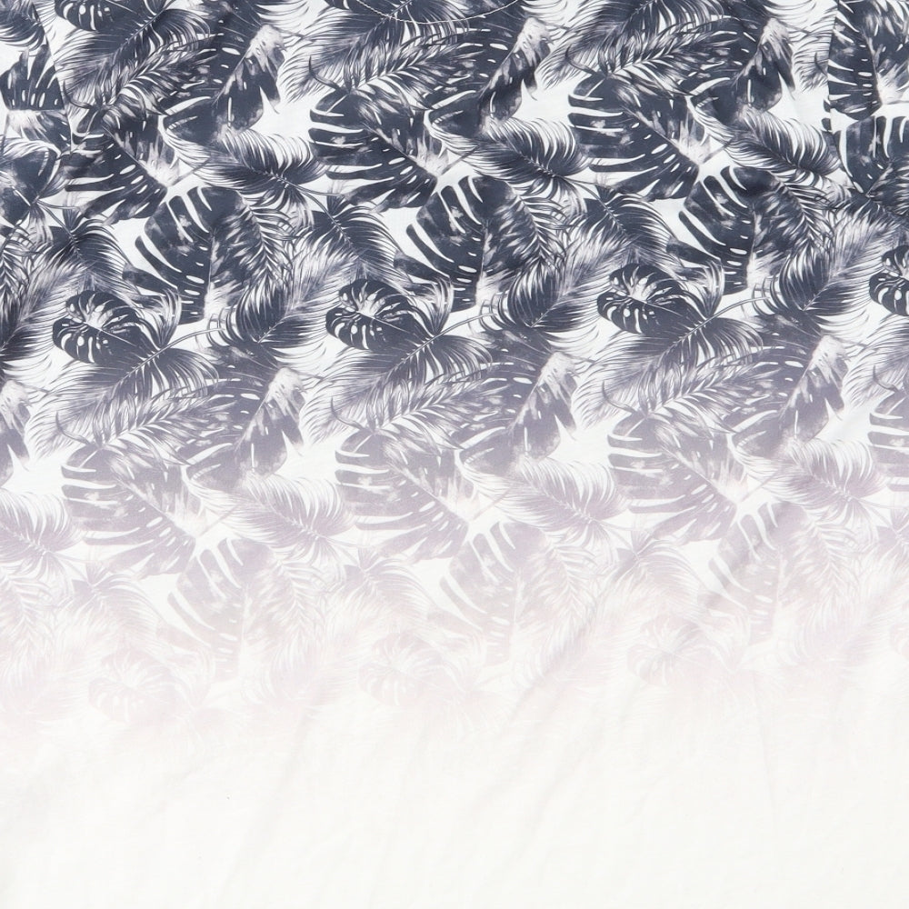 Burton Menswear Mens White    T-Shirt Size L