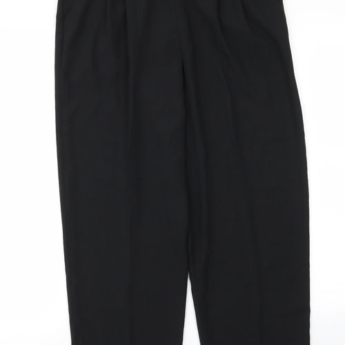 Frank Usher Womens Black   Trousers  Size 12 L25.5 in