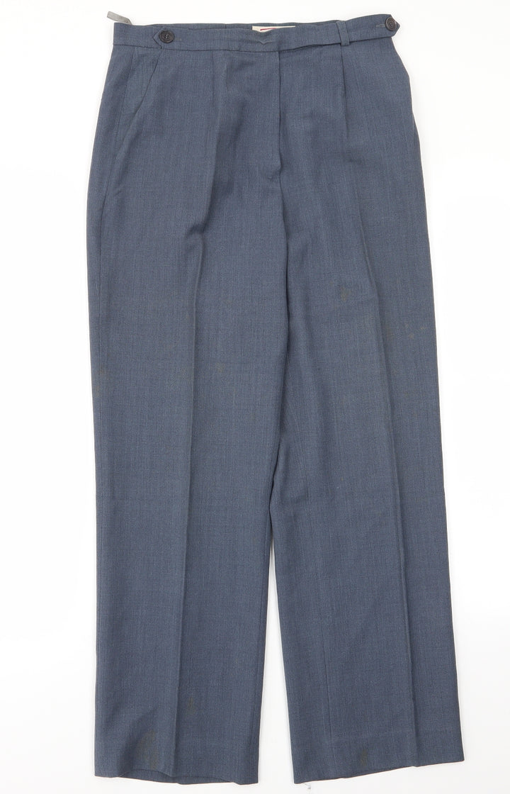 Apriori Womens Blue Trousers Size 12 L27 in