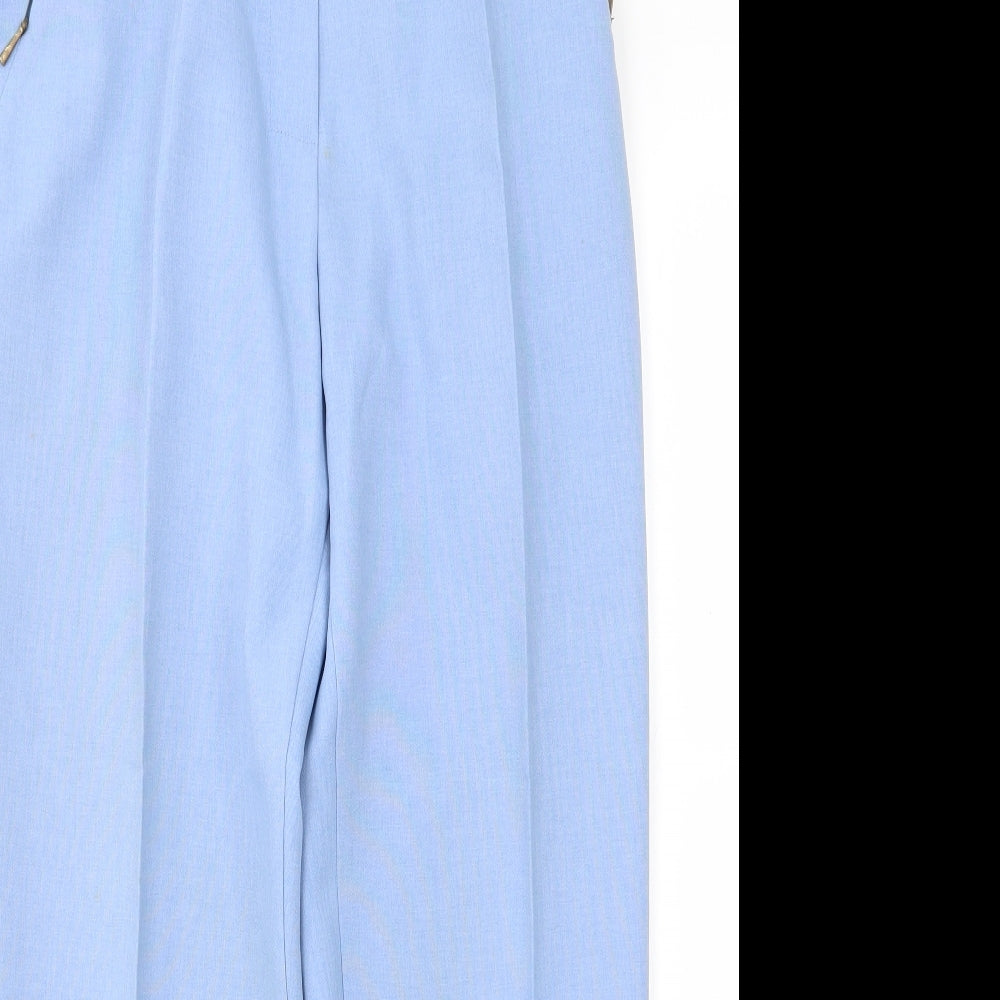 M&S Womens Blue   Trousers  Size 12 L27 in