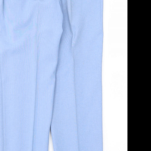 M&S Womens Blue   Trousers  Size 12 L27 in