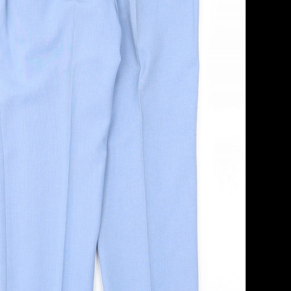 M&S Womens Blue   Trousers  Size 12 L27 in