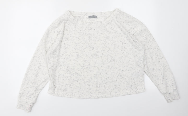 New Look Womens White   Pullover Jumper Size L