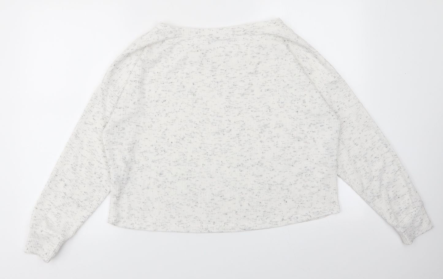New Look Womens White   Pullover Jumper Size L