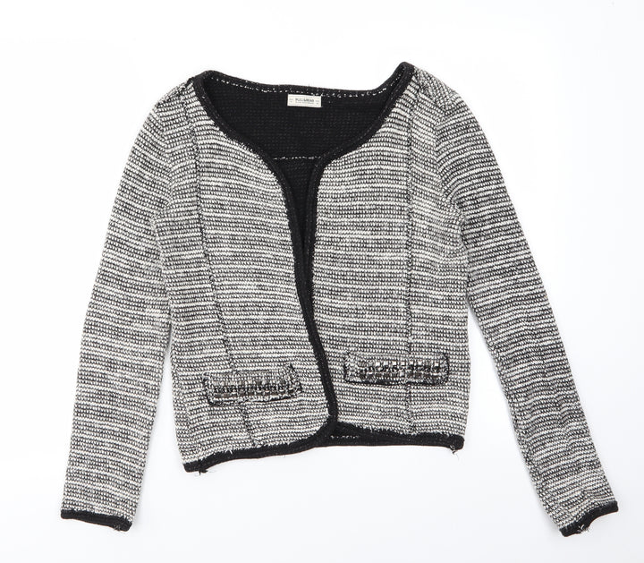 Pull & Bear Womens White   Shrug Jumper Size M