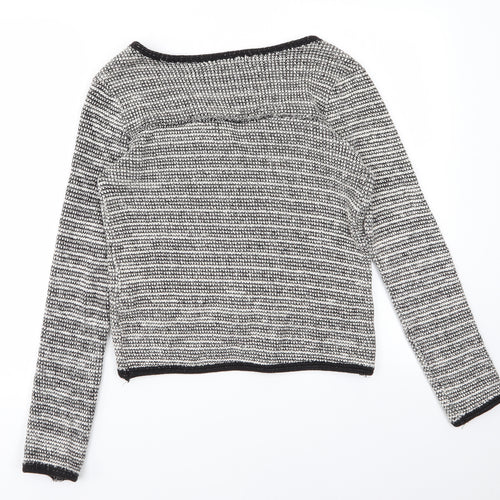 Pull & Bear Womens White   Shrug Jumper Size M