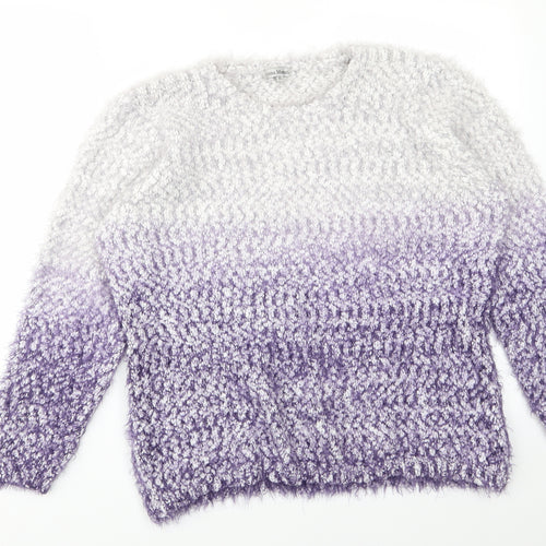 Nina Murati Womens Purple   Pullover Jumper Size XL