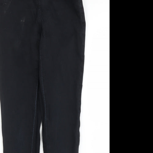NEXT Womens Black  Denim Skinny Jeans Size 8 L23 in