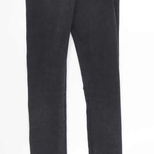 Primark Womens Black  Denim Skinny Jeans Size 10 L30 in