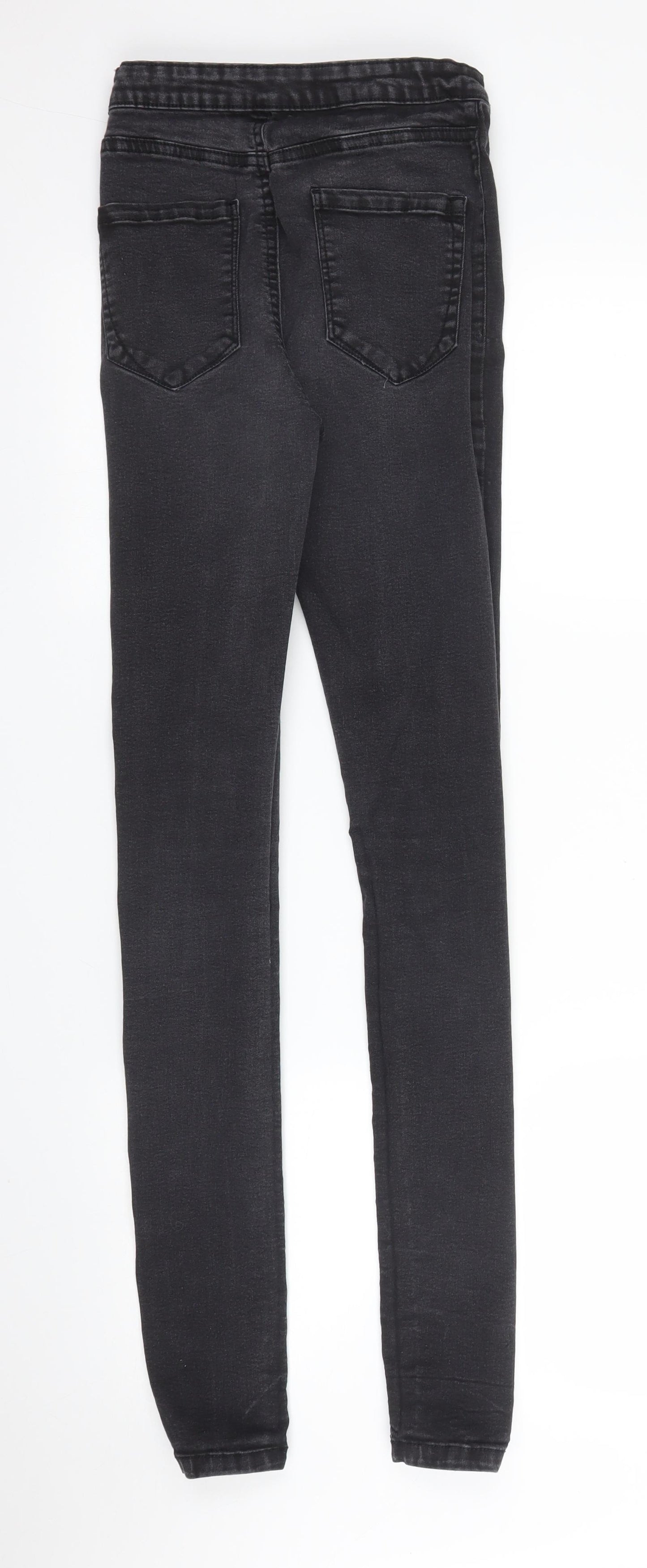 Primark Womens Black  Denim Skinny Jeans Size 10 L30 in