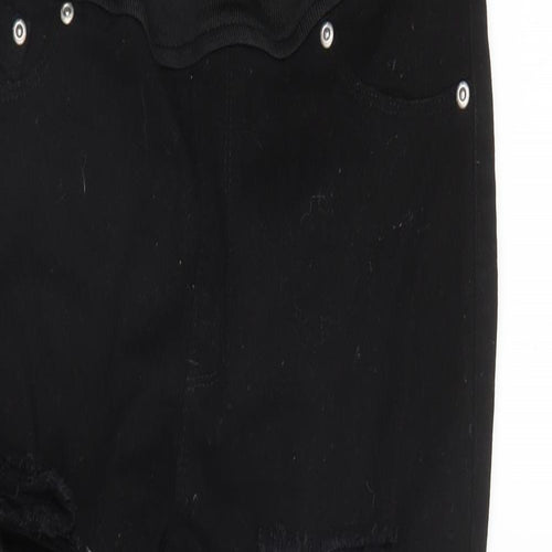 Boohoo Womens Black  Denim Skinny Jeans Size 10 L27 in