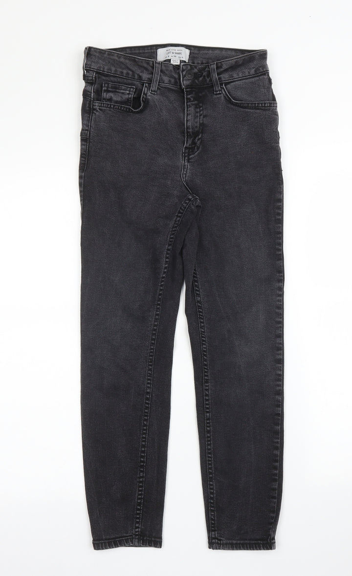 New Look Womens Black Denim Skinny Jeans Size 8 L24 in