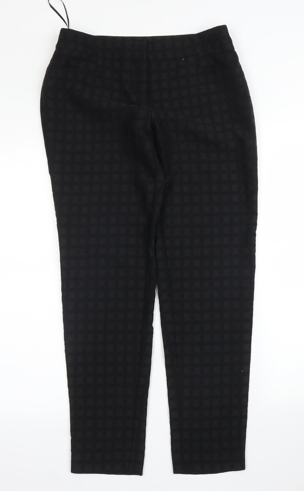 TU Womens Black   Pedal Pusher Trousers Size 10 L27 in