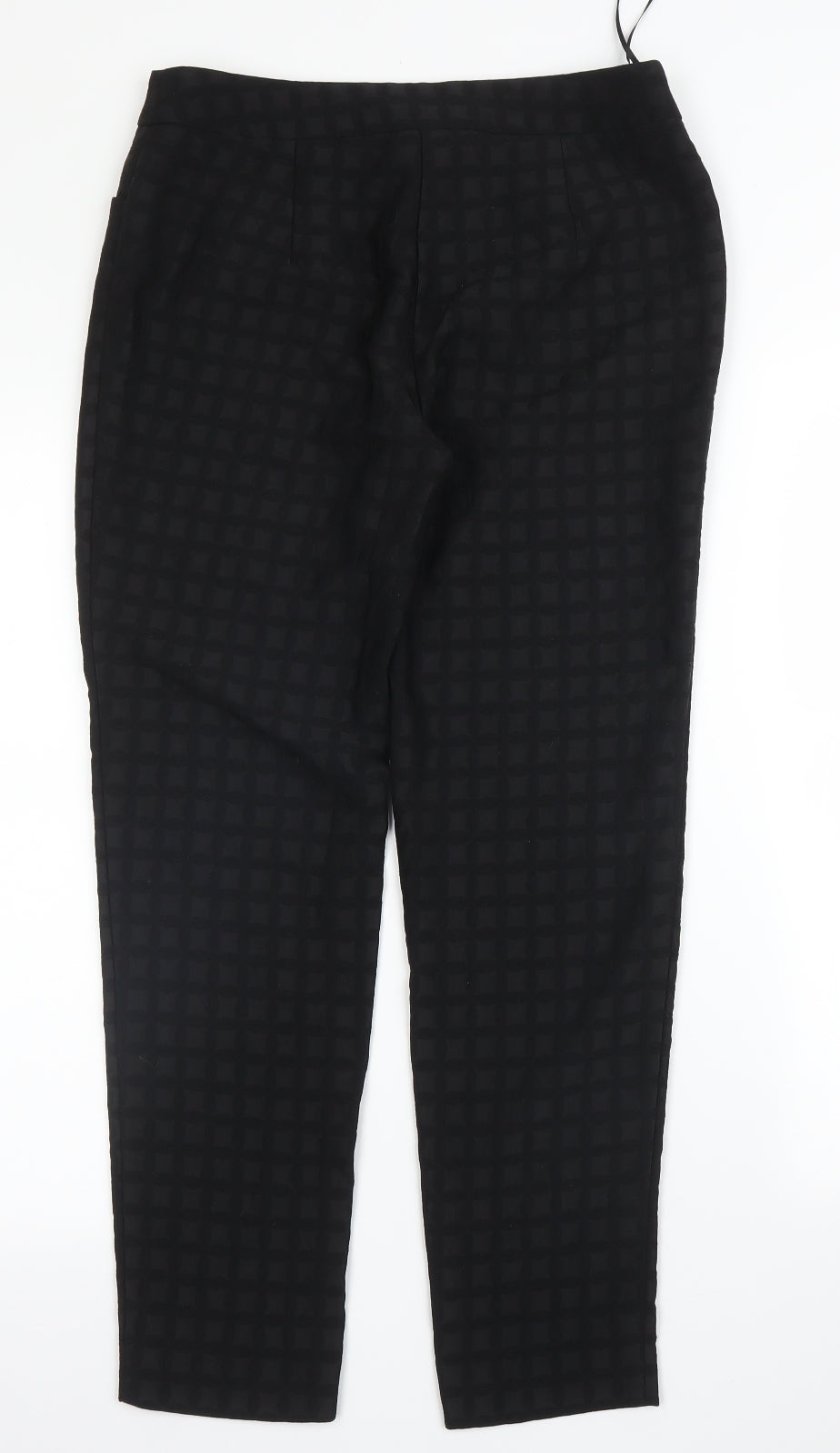 TU Womens Black   Pedal Pusher Trousers Size 10 L27 in