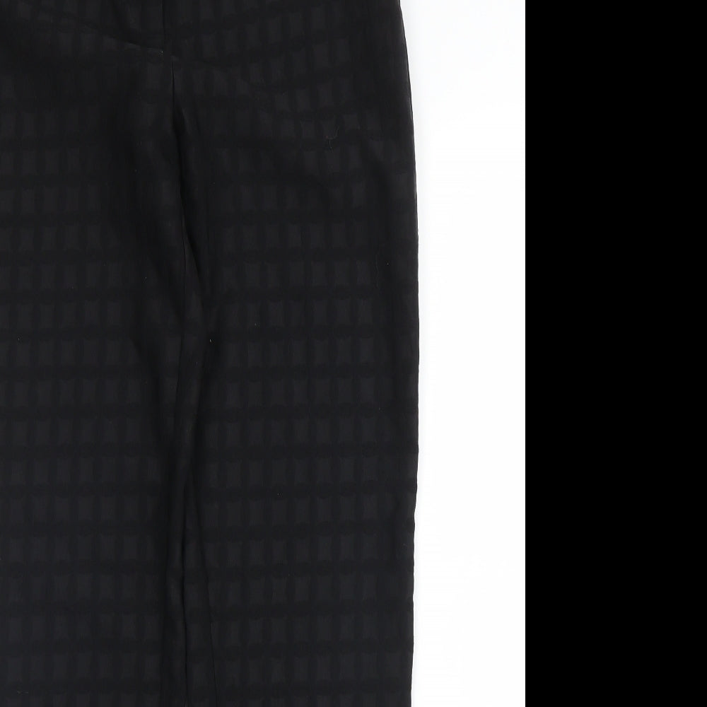 TU Womens Black   Pedal Pusher Trousers Size 10 L27 in