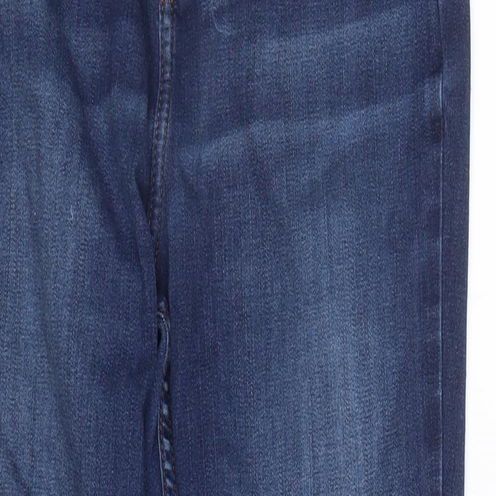 F&F Womens Blue  Denim Skinny Jeans Size 10 L26 in