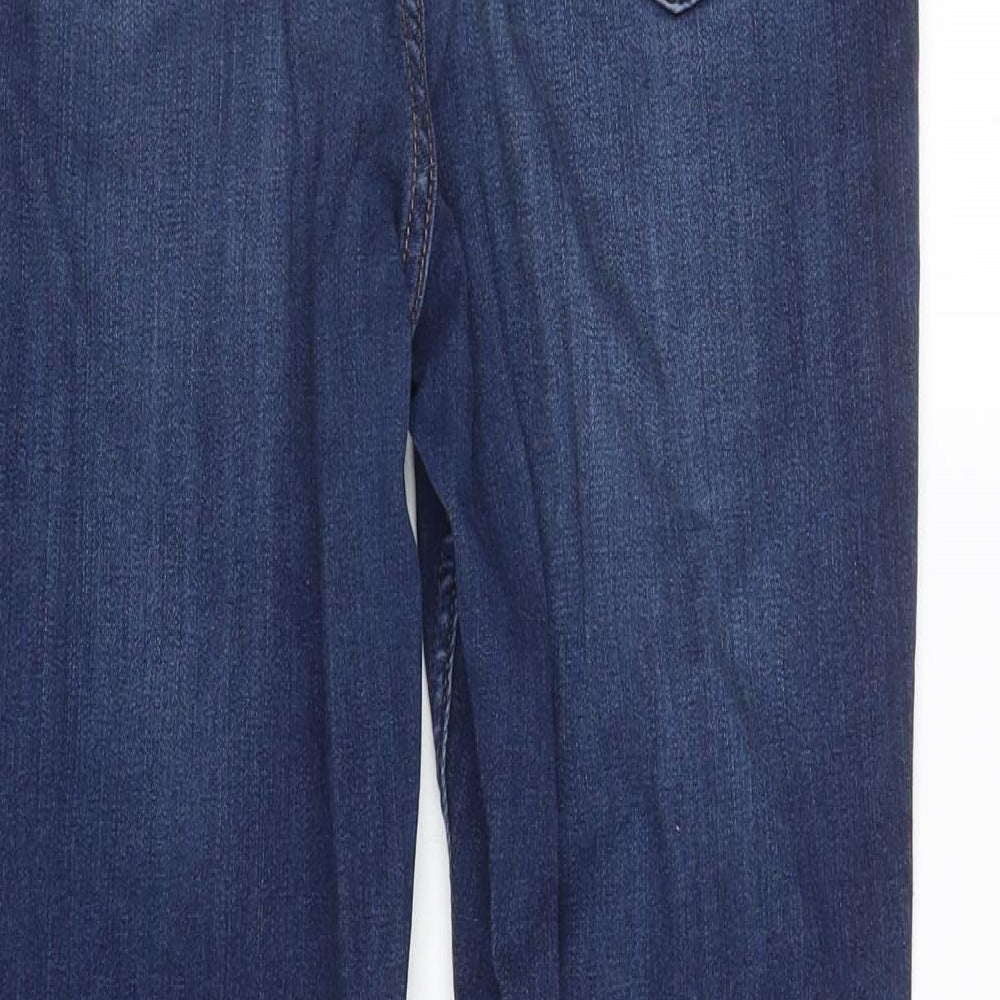 F&F Womens Blue  Denim Skinny Jeans Size 10 L26 in