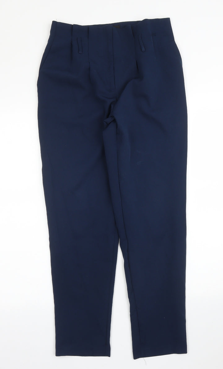 New Look Womens Blue   Carrot Trousers Size 8 L28 in