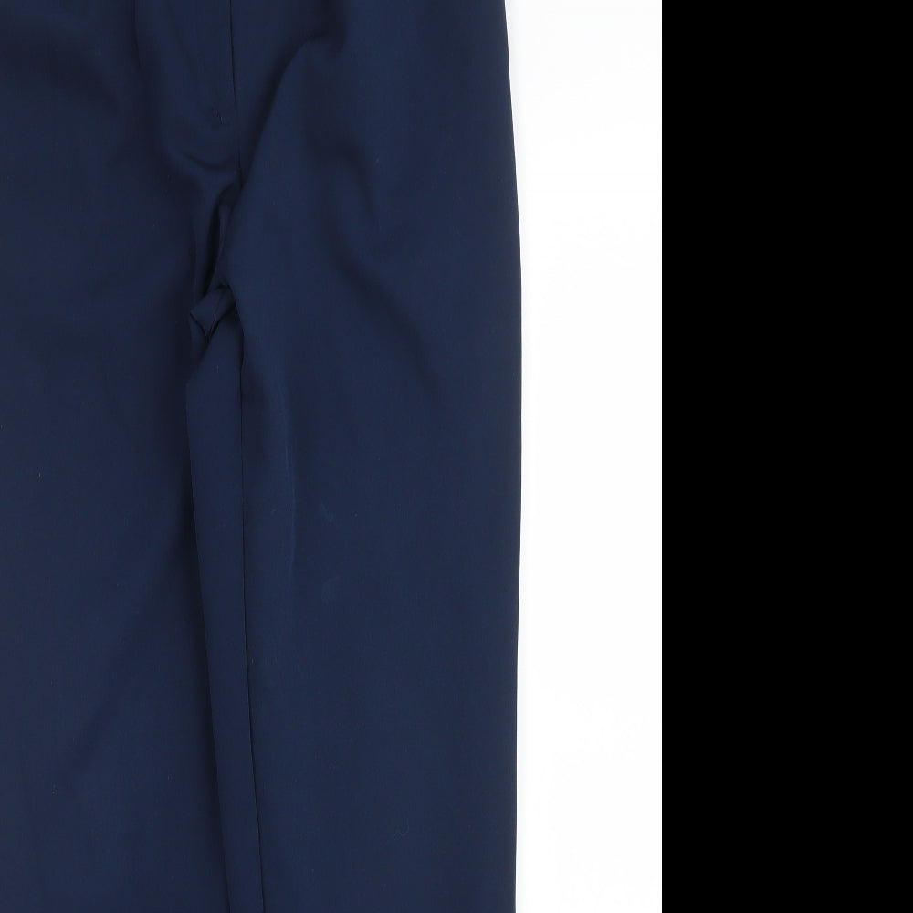 New Look Womens Blue   Carrot Trousers Size 8 L28 in