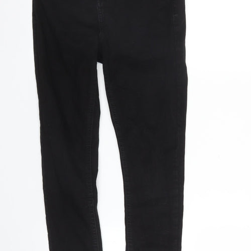 Dorothy Perkins Womens Black  Denim Skinny Jeans Size 8 L25 in